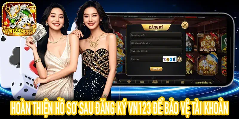 Hoàn thiện hồ sơ sau Đăng Ký VN123, tạo mật khẩu cấp 2, liên kết ngân hàng
