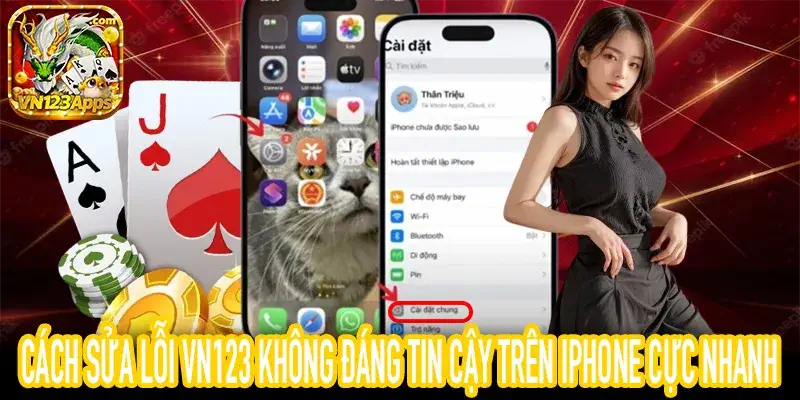 Hướng dẫn khắc phục lỗi VN123 không đáng tin cậy chi tiết
