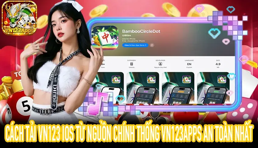 Hướng dẫn tải VN123 iOS bản quyền từ trang chủ VN123Apps