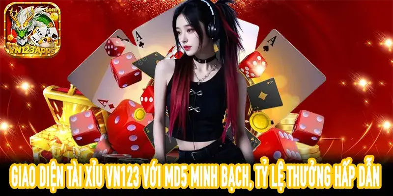 Tài Xỉu VN123 MD5 minh bạch, tỷ lệ thưởng hấp dẫn
