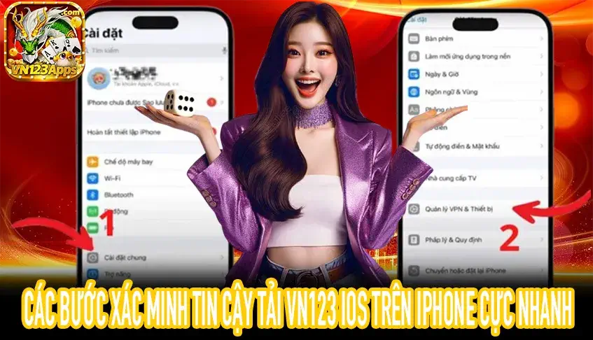 Quy trình tin cậy nhà phát triển sau khi tải VN123 iOS