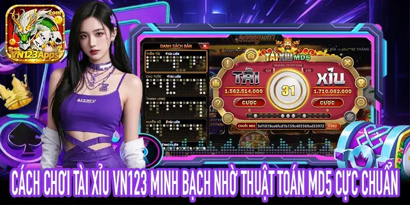 Bằng chứng Cách chơi Tài Xỉu VN123 xanh chín qua mã hóa dữ liệu