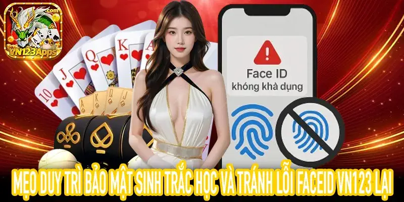 Giao diện bảo mật sinh trắc học không bị lỗi FaceID VN123