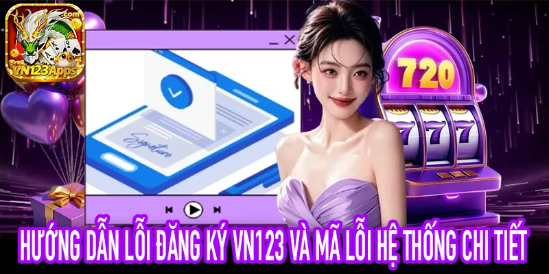 lỗi đăng ký VN123 bảng mã lỗi server hệ thống chi tiết