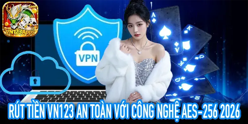 rút tiền VN123 an toàn hệ thống mã hóa AES-256