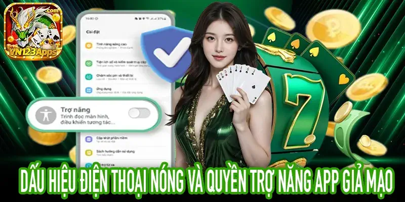 Điện thoại nóng ran và yêu cầu quyền trợ năng - dấu hiệu app giả mạo