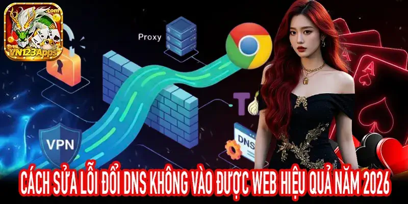 Hướng dẫn cách sửa lỗi đổi DNS không vào được web triệt để